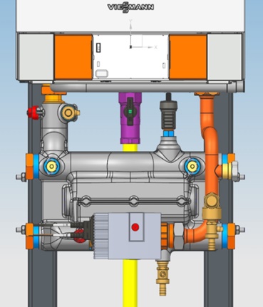 Новый комплект подключения отопительного контура для Vitodens 200-W от 49 кВт