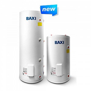 Бойлер косвенного нагрева Baxi UBC DC с двумя теплообменниками и ТЭНом (200-500 л.)
