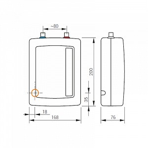 Проточный водонагреватель Vitotherm EI5 A3K + A5K (3,5/5,5 кВт)