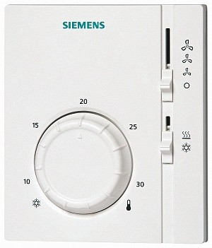 Термостат Siemens RAB 11 для помещений с переключателем оборотов_0