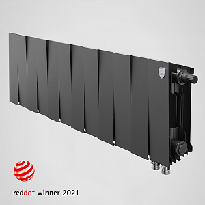 Биметаллический радиатор Royal Thermo Pianoforte 200 VD с нижним подключением_3